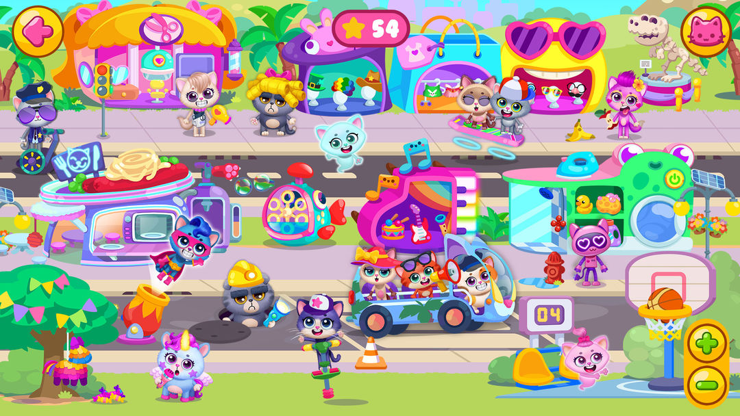 Screenshot of Little Kitty Town