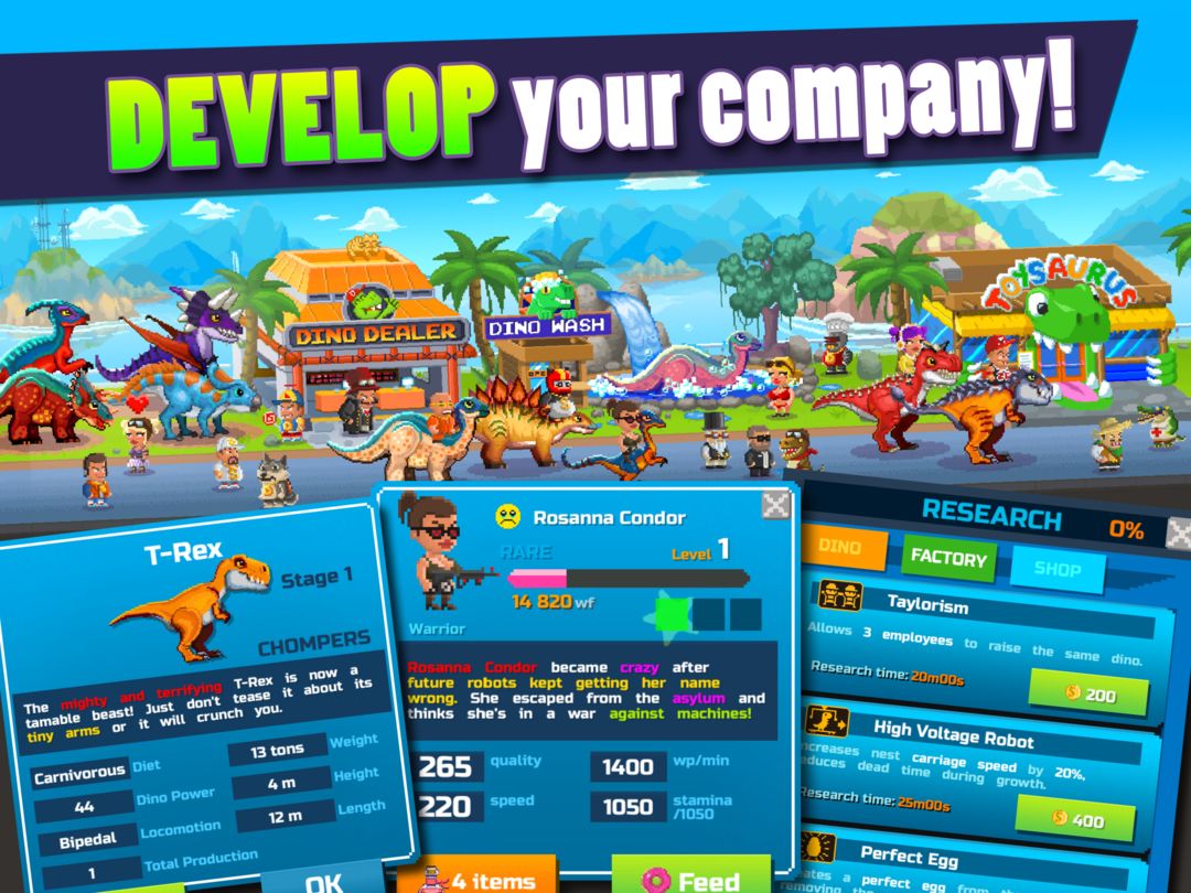 Dino Factory screenshot game