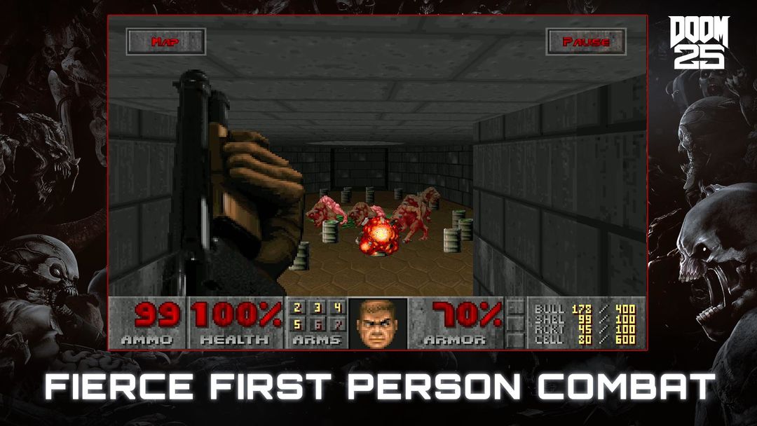 DOOM screenshot game