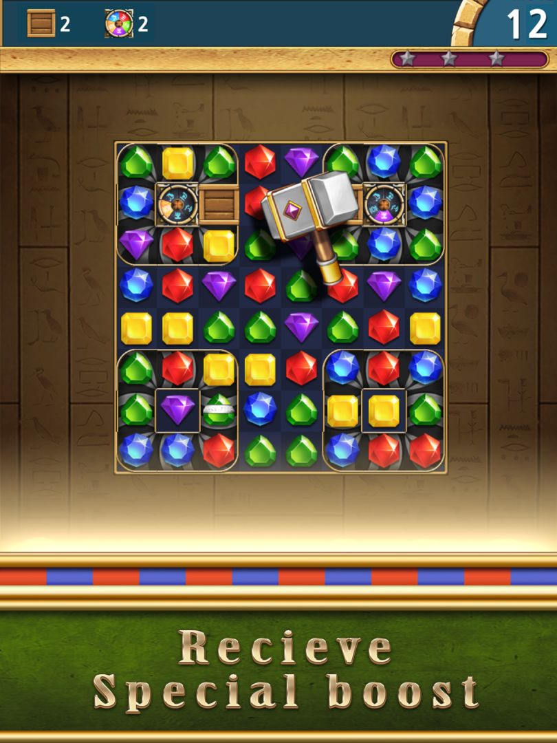 Jewels Pharaoh : 匹配3拼圖 screenshot game