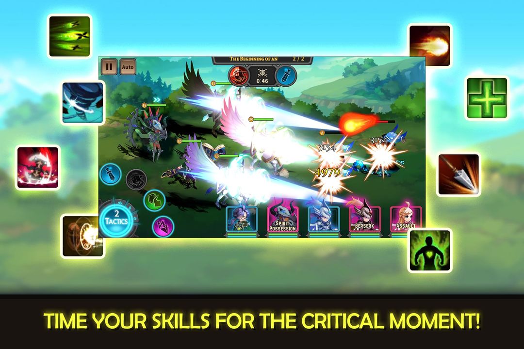 Screenshot of Tactics Saga