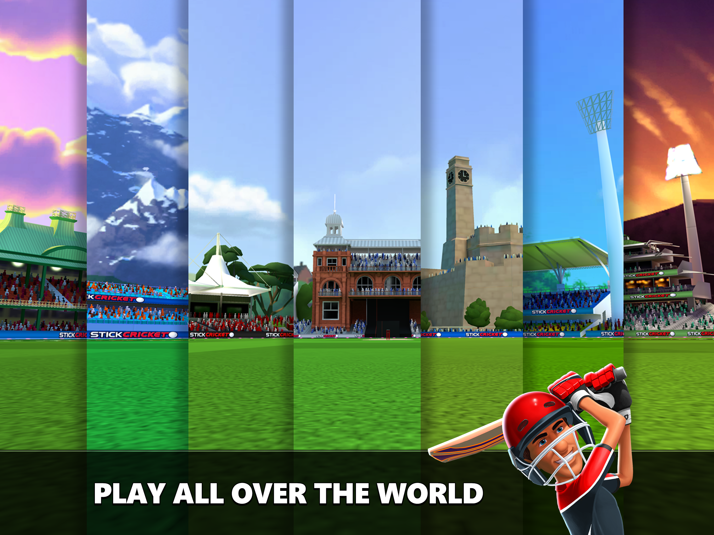 Stick Cricket Live Game Screenshot