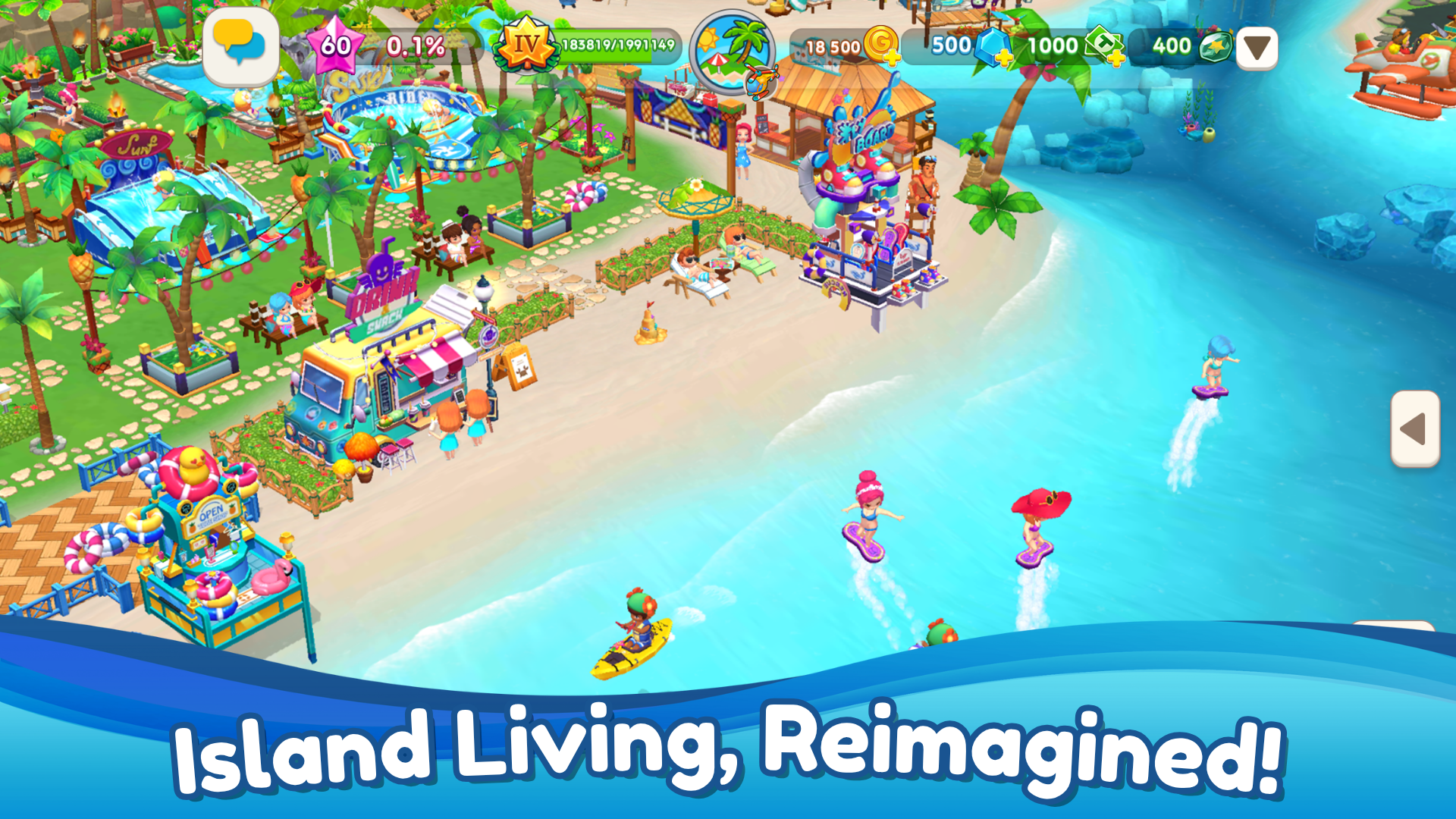 My Little Paradise: Resort Sim Game Screenshot