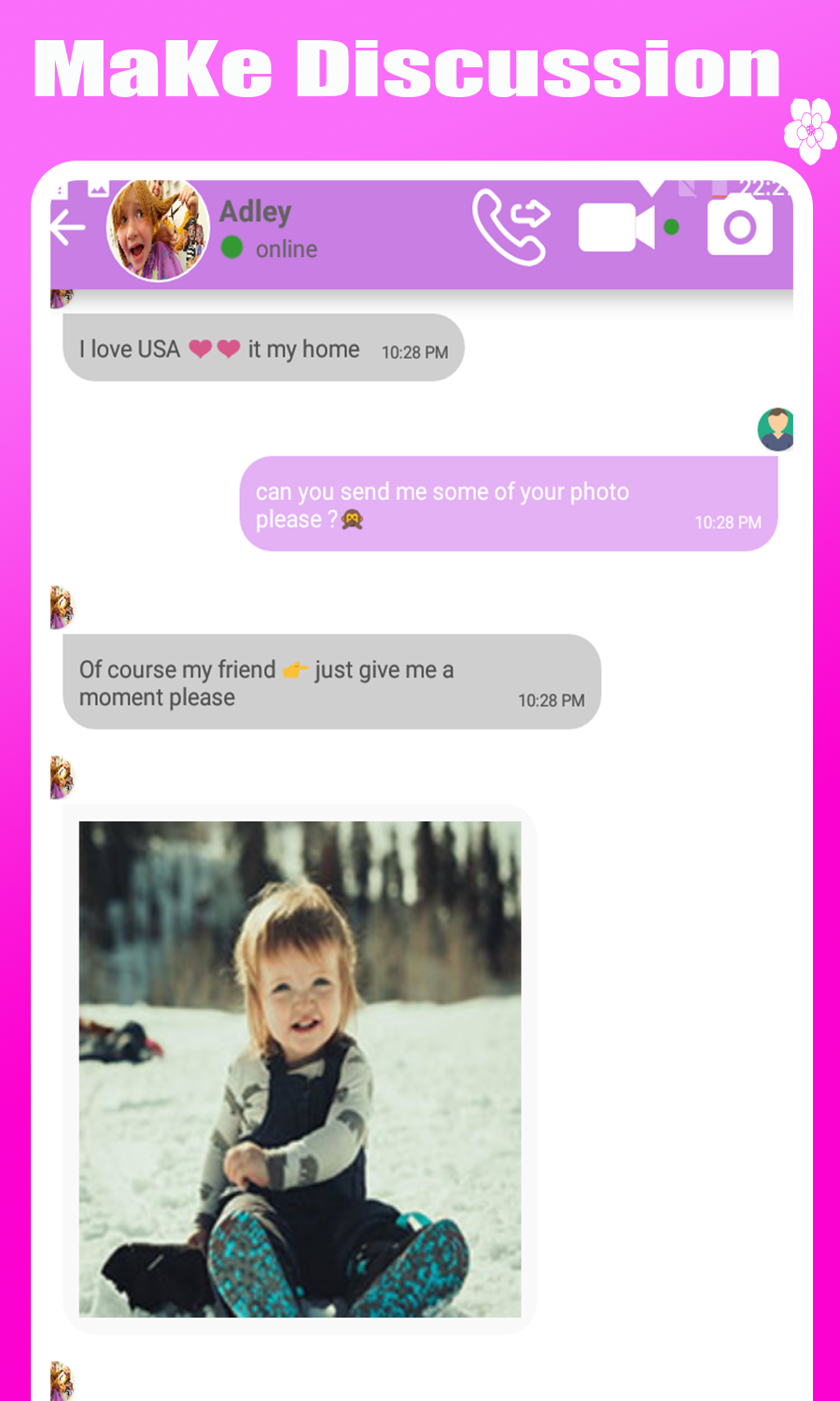 A For Adley Fake call Video Game Screenshot