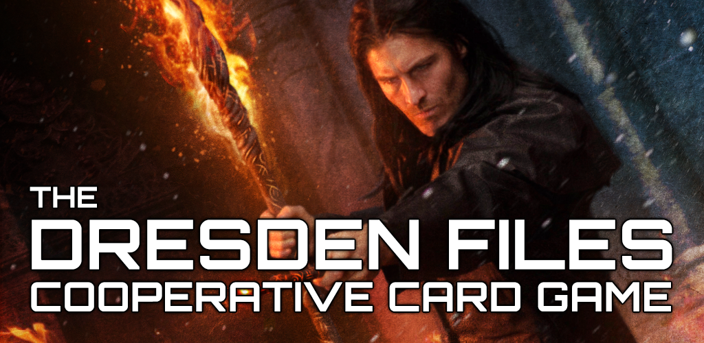 Banner of Dresden Files Co-op Card Game 