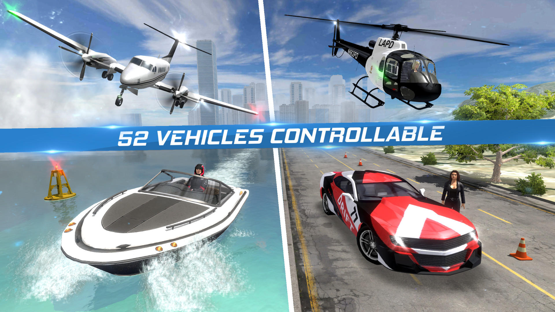 Helicopter Flight Pilot Game Screenshot
