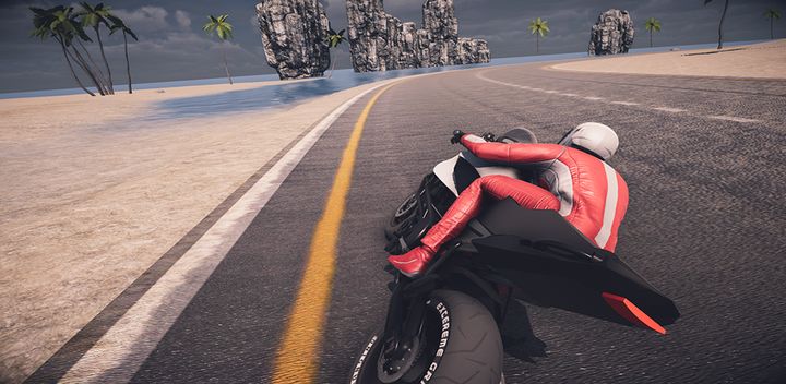 Moto esportiva de corrida de moto 3D versão móvel andróide iOS apk