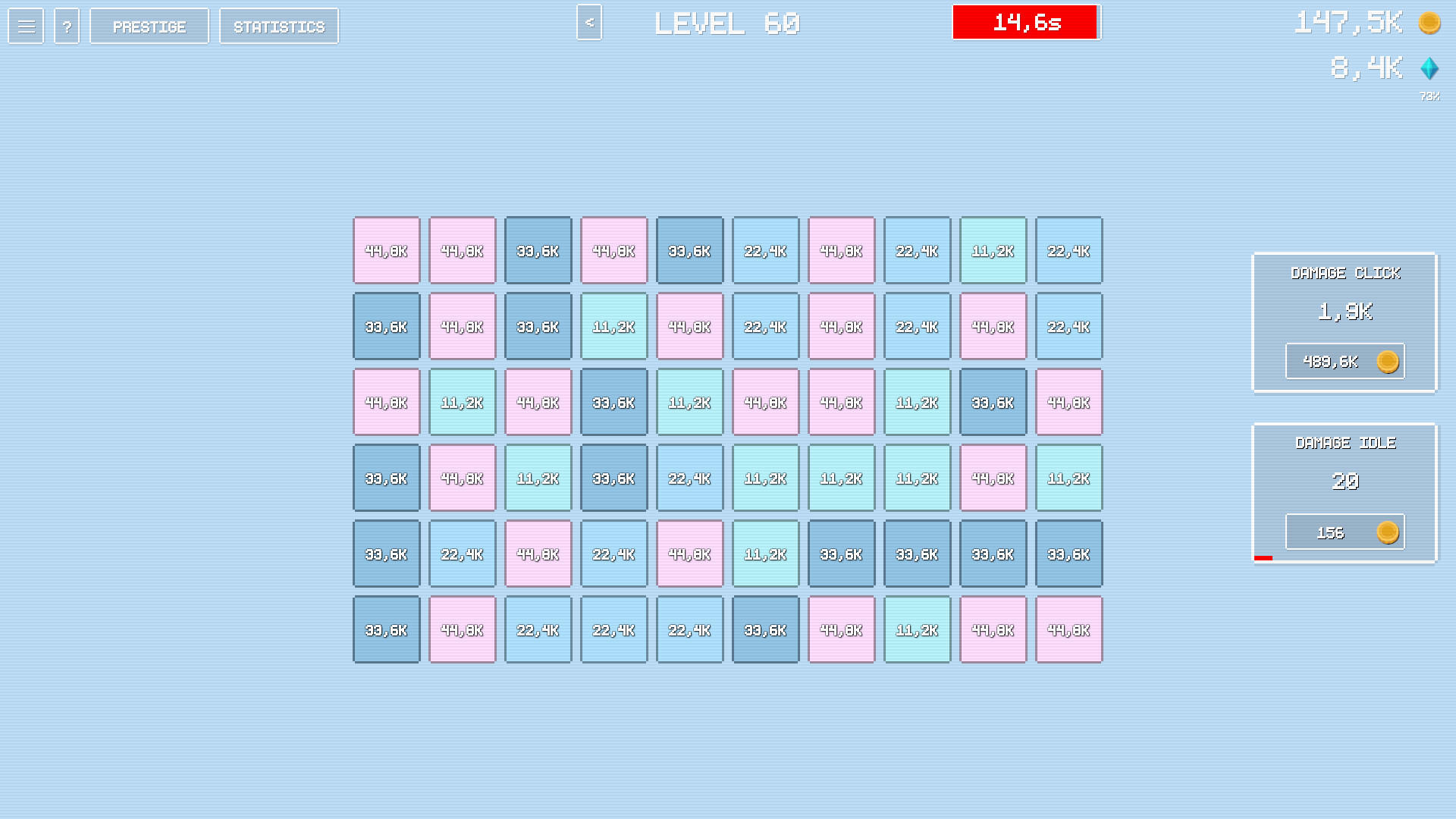 Idle Blocks Game Screenshot