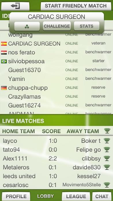 Soctics League Multiplayer Game Screenshot