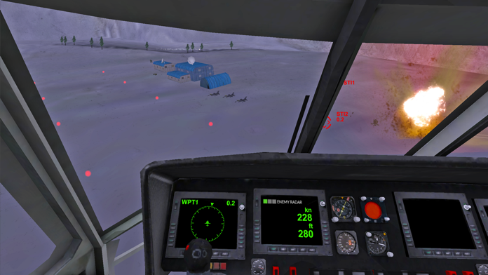 Screenshot 1 of हेलीकाप्टर सिम प्रो Hellfire 