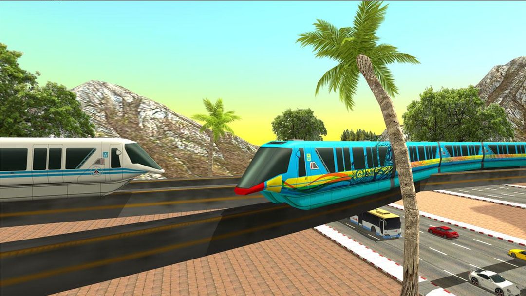 Monorail Simulator 3D ภาพหน้าจอเกม