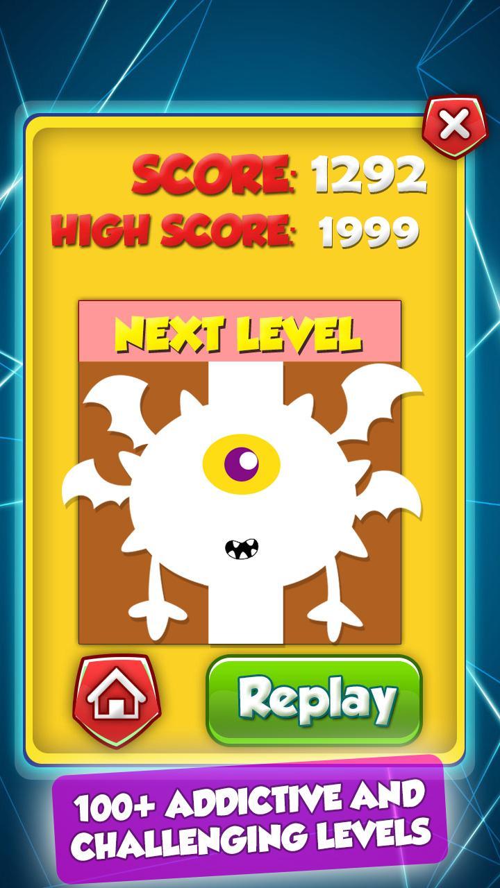 Cuplikan Layar Game Follow The Line Monster Theme