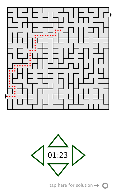 Screenshot of QuickMaze