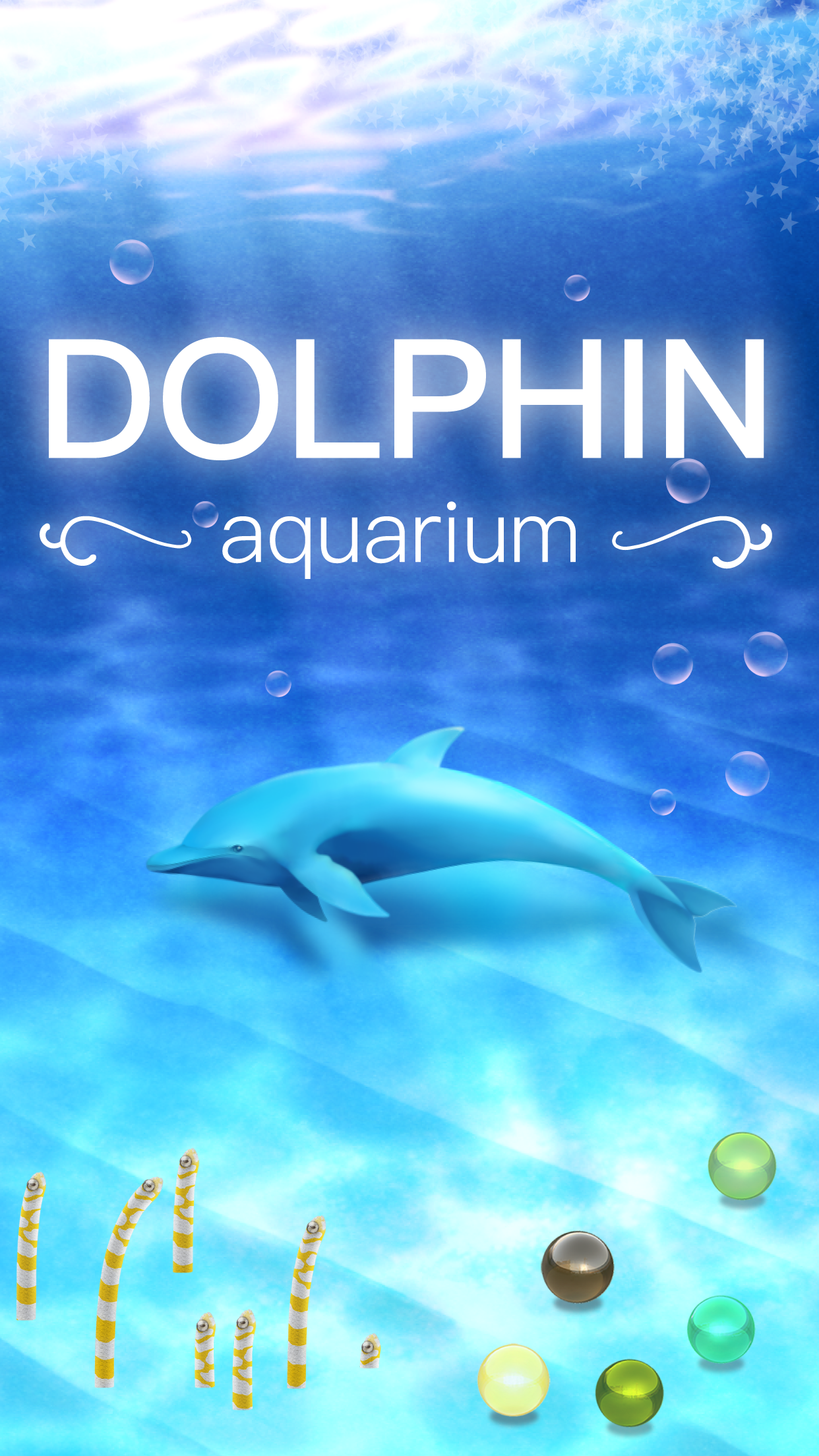 Screenshot 1 of Simulação de golfinhos de aquário 