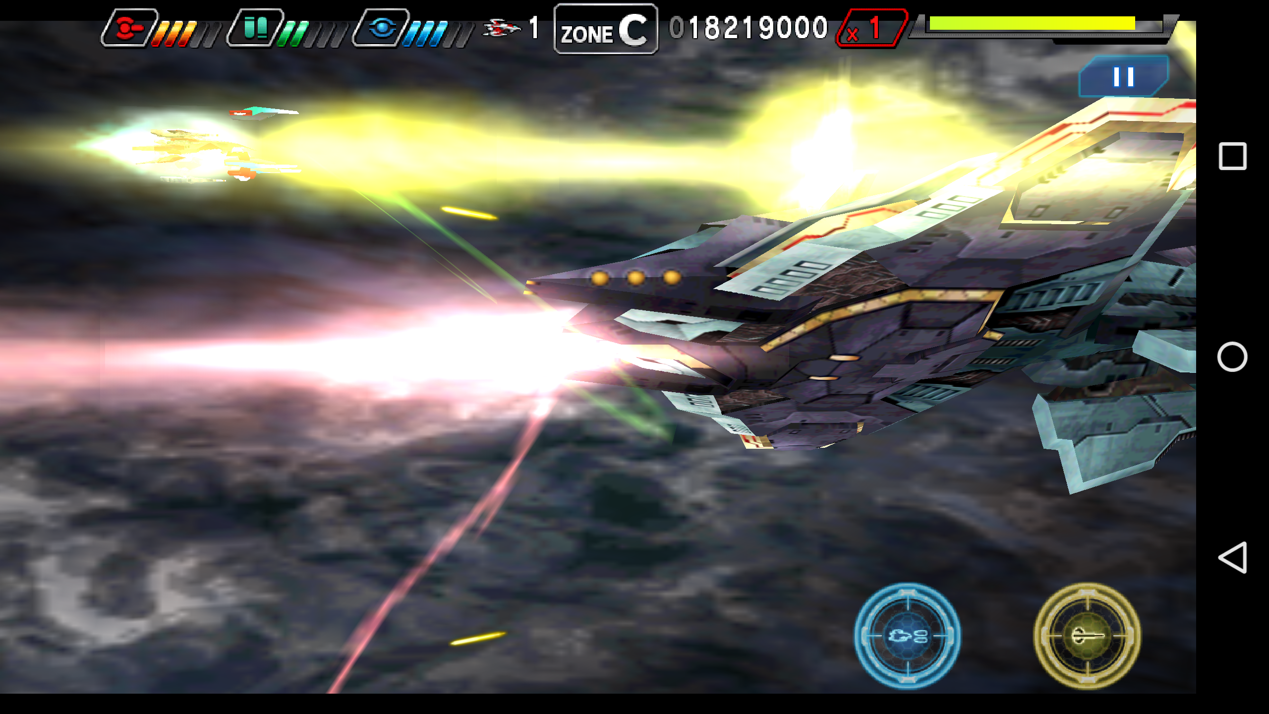 Dariusburst -SP- ภาพหน้าจอเกม
