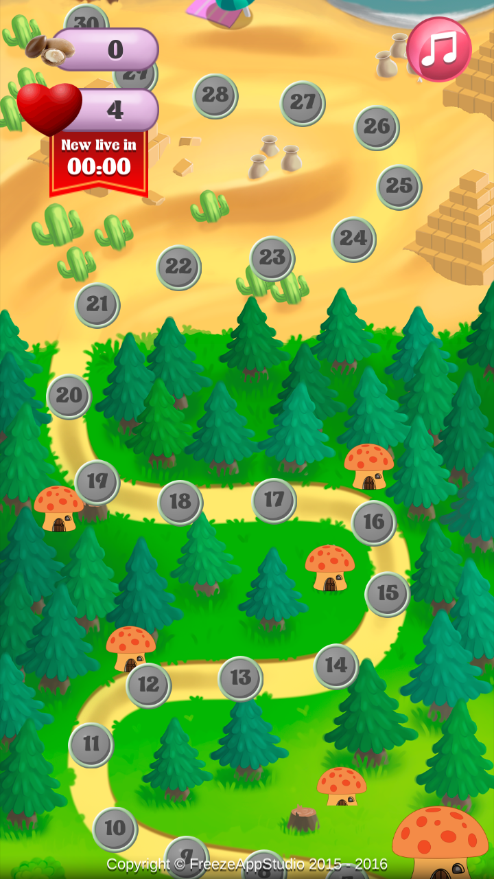 Скриншот игры Fruit Crunch