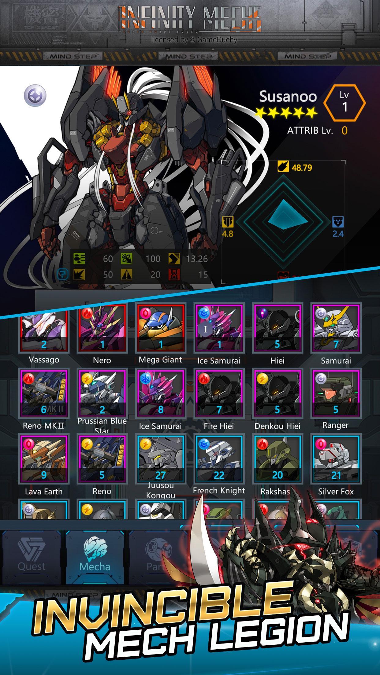 Infinity Mechs Game Screenshot