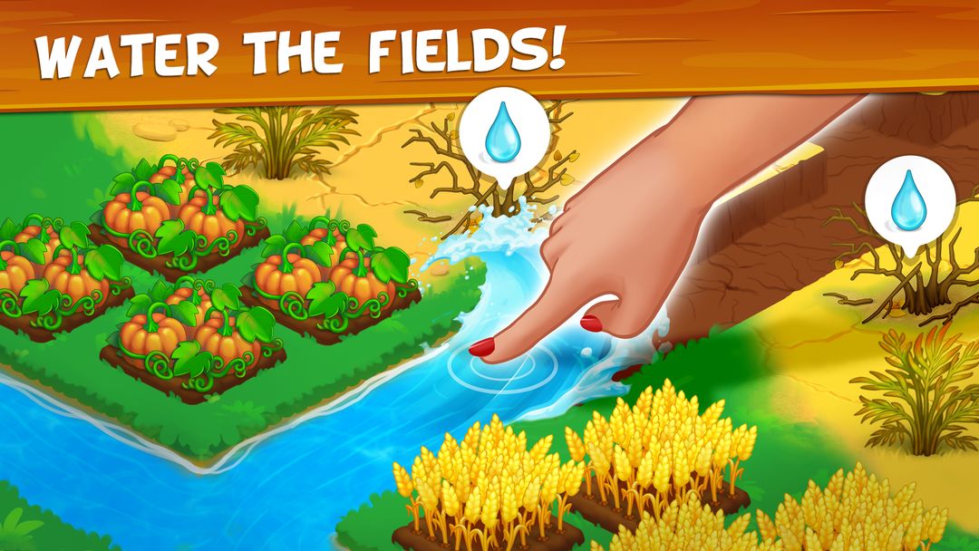 천국의 농장: 행운의 섬 게임 스크린 샷