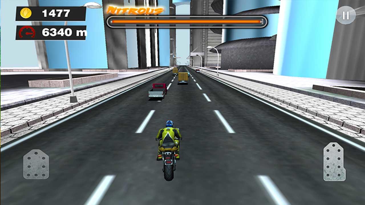 Screenshot 1 of ट्रैफिक मोटो रेसर 1.0