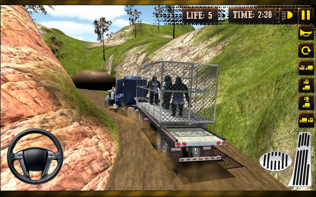 Screenshot of Transport Truck Driving Game