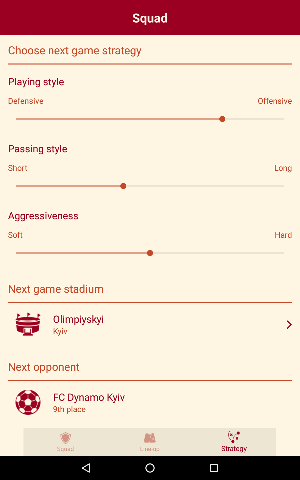 Screenshot of Be the Manager 2018 - Football Strategy