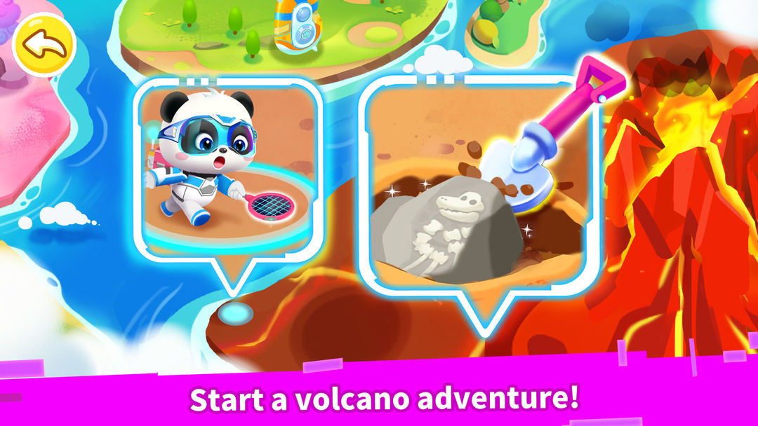 Screenshot of Little Panda: Dinosaur Care