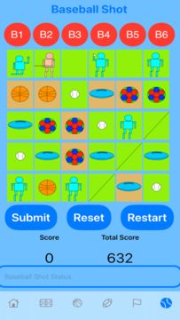 Sports Trace Puzzle Game Screenshot