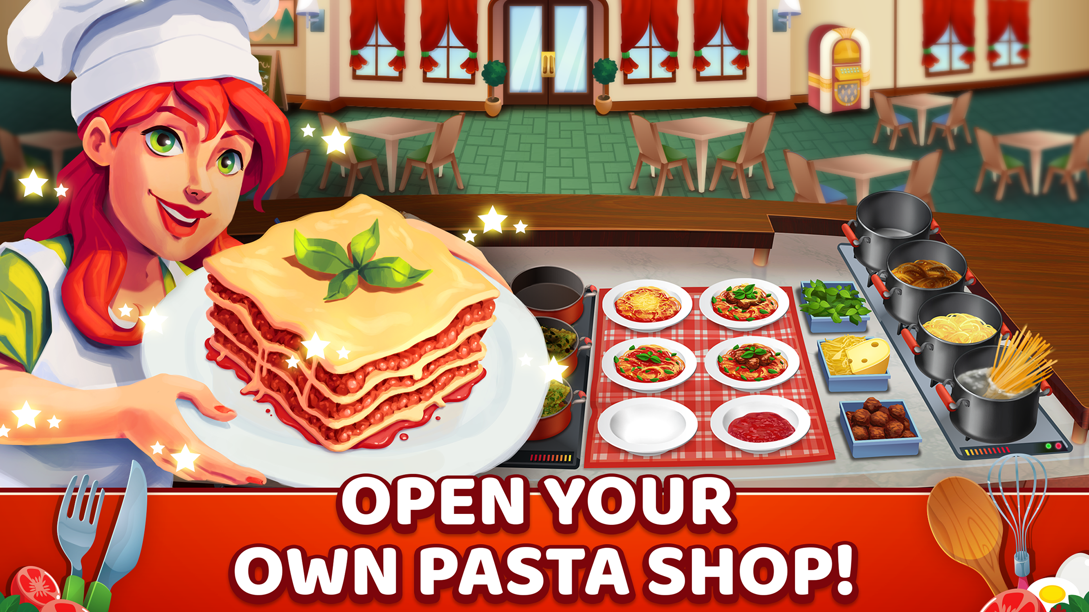 Screenshot 1 of My Pasta Shop: Cooking Game 1.0.38