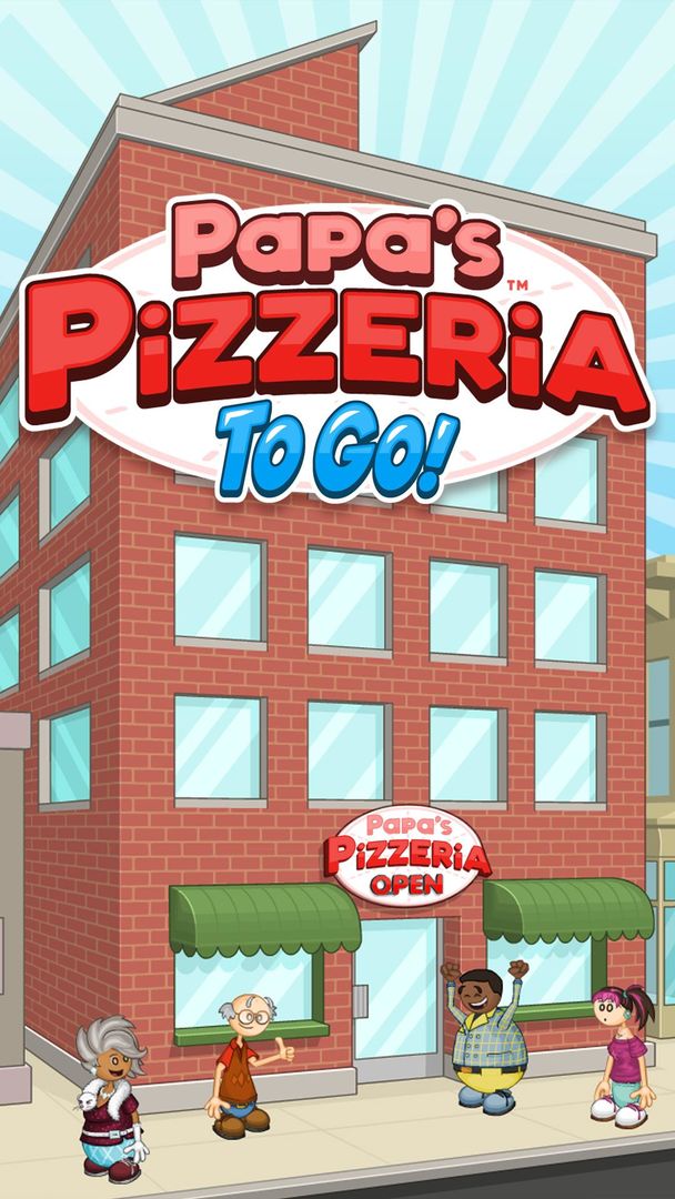 Screenshot of Papa's Pizzeria To Go!
