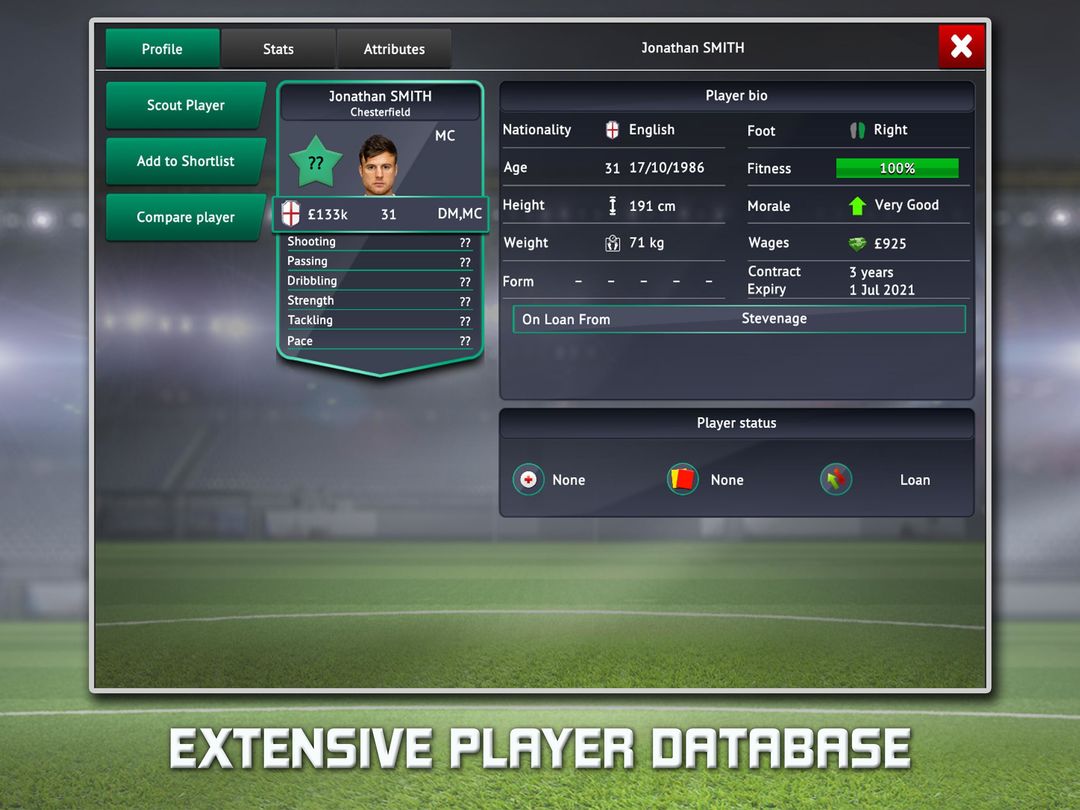 Soccer Manager 2019 screenshot game