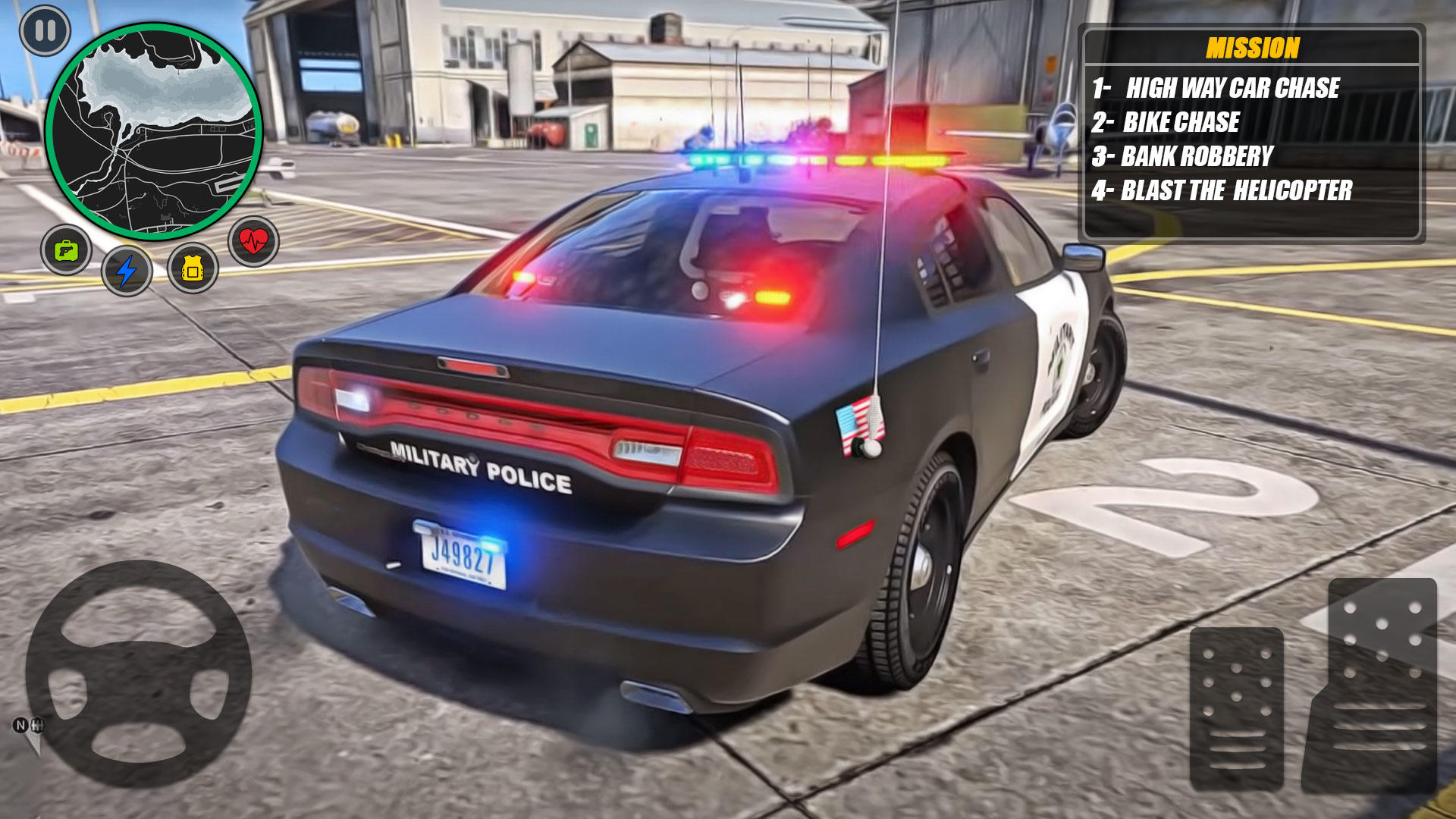 Screenshot of Police Car Chase Criminal Game
