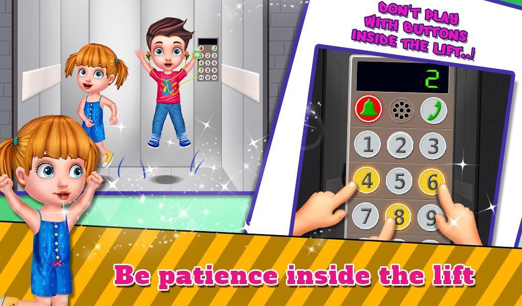 Lift Safety For Kids Games screenshot game