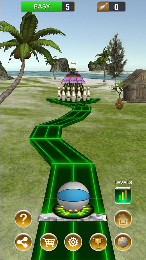 Endless Bowling Paradise - Unique Bowling Game ภาพหน้าจอเกม