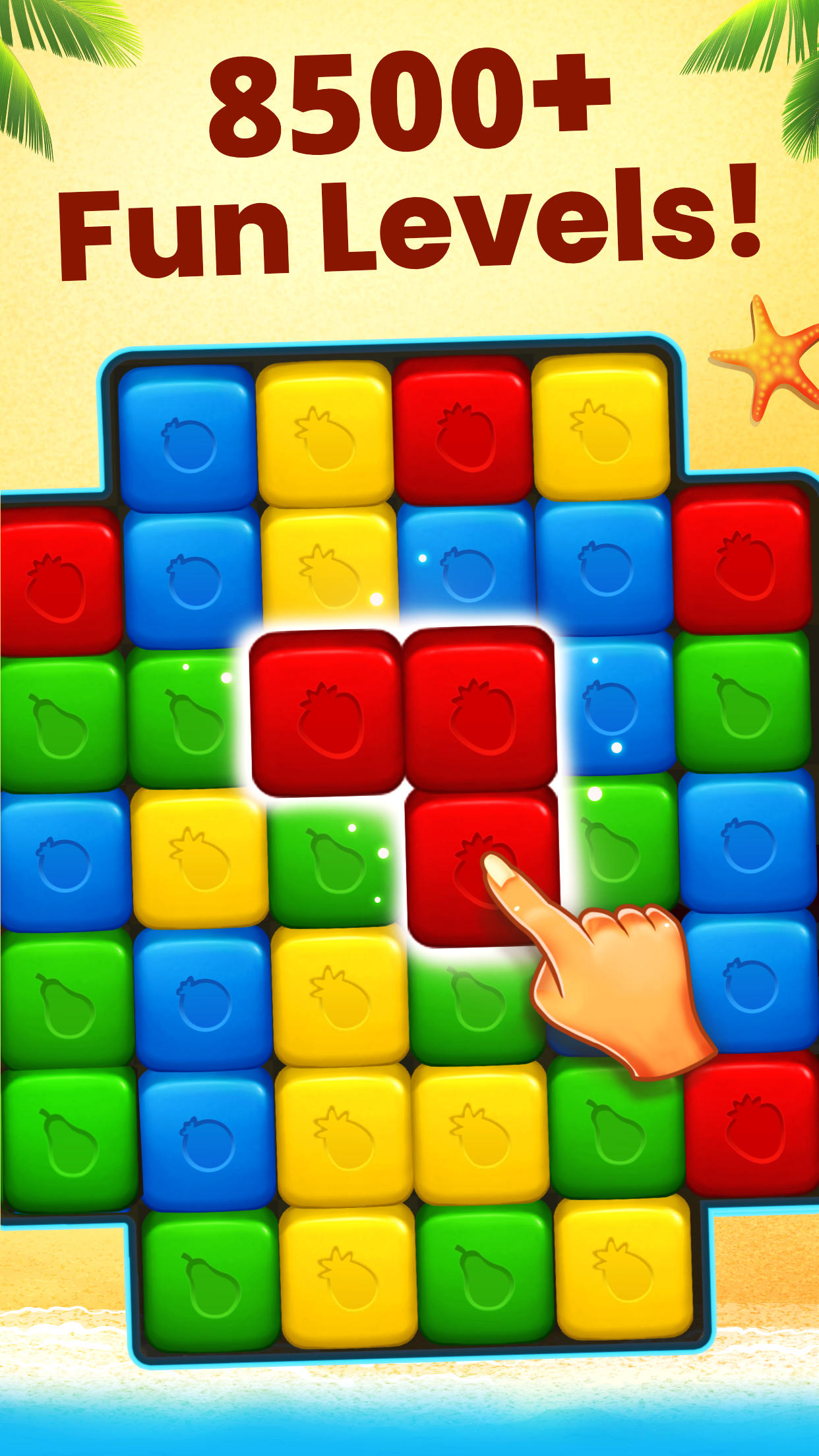 Fruit Cube Blast Game Screenshot