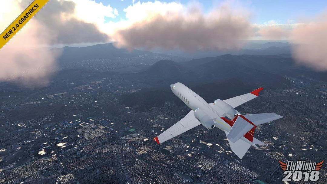 Flight Simulator 2018 FlyWings ภาพหน้าจอเกม