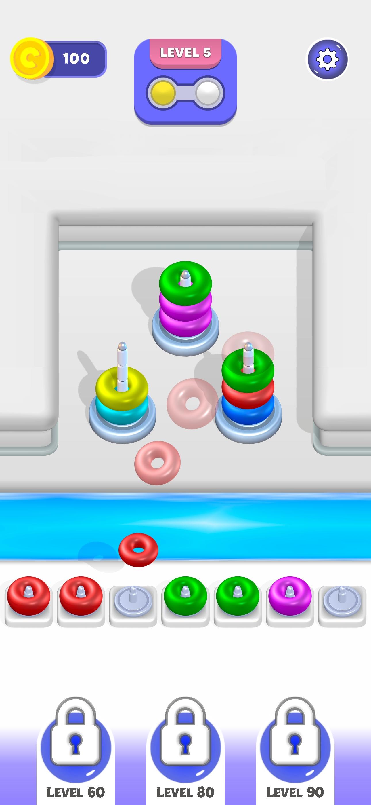 Sort Merge 3D Game Screenshot