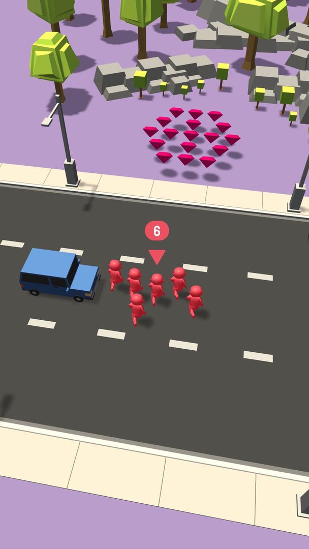 Crowd VS Traffic ภาพหน้าจอเกม
