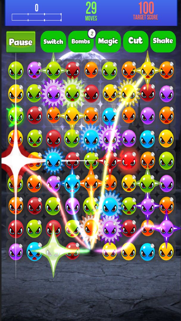 Screenshot of Monster Blast Jelly Mania