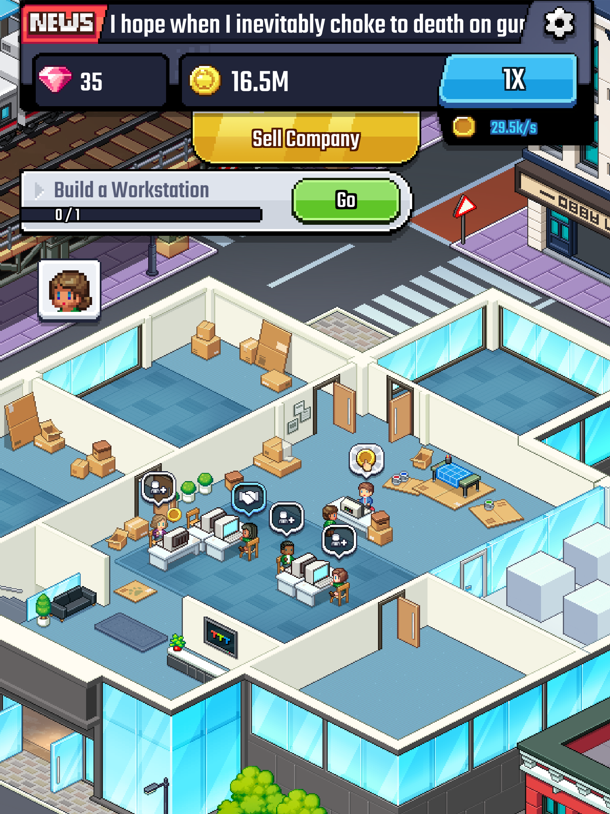 Billionaire Boss -Idle Clicker Game Screenshot