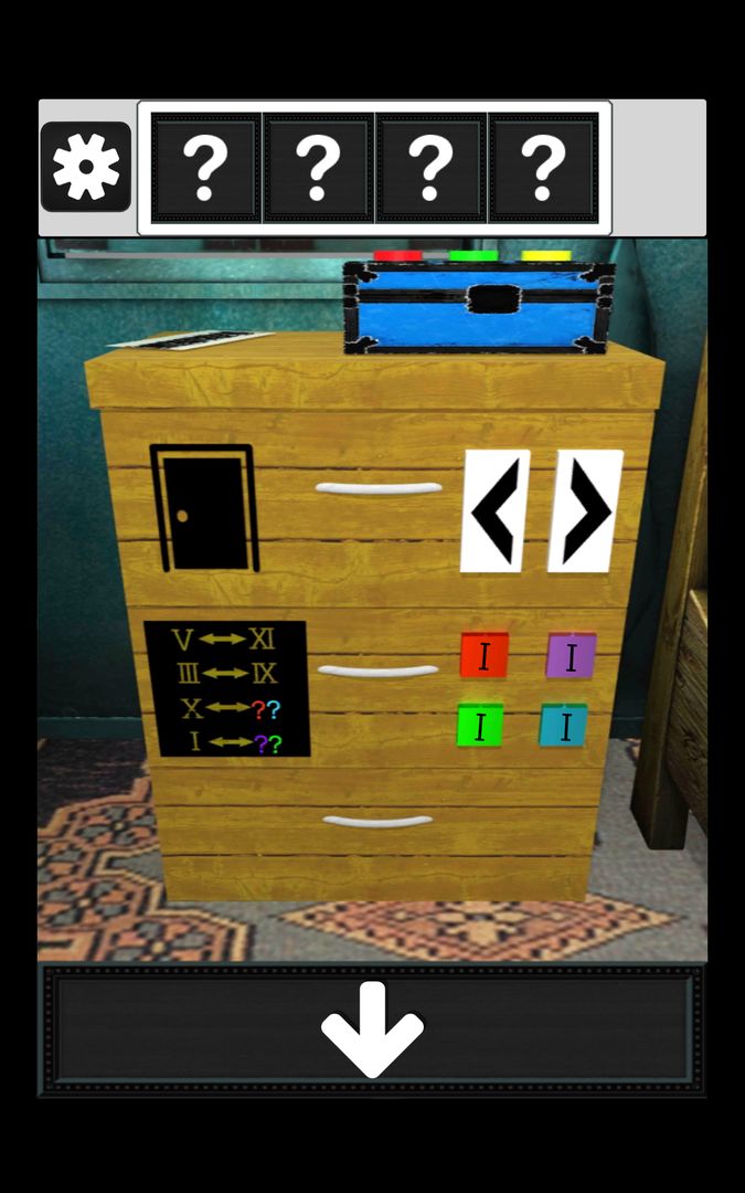 脱出ゲーム　アンティークルームの謎 screenshot game