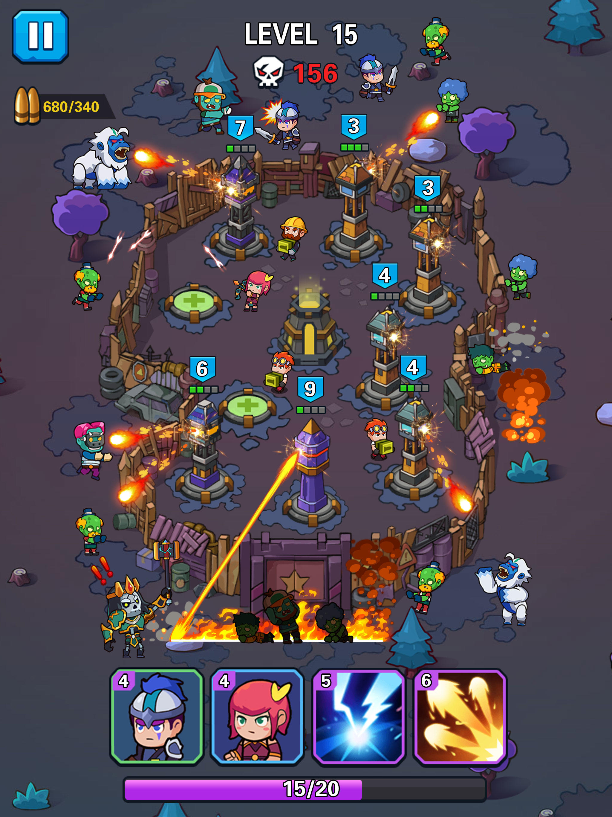 Turret Warfare Game Screenshot