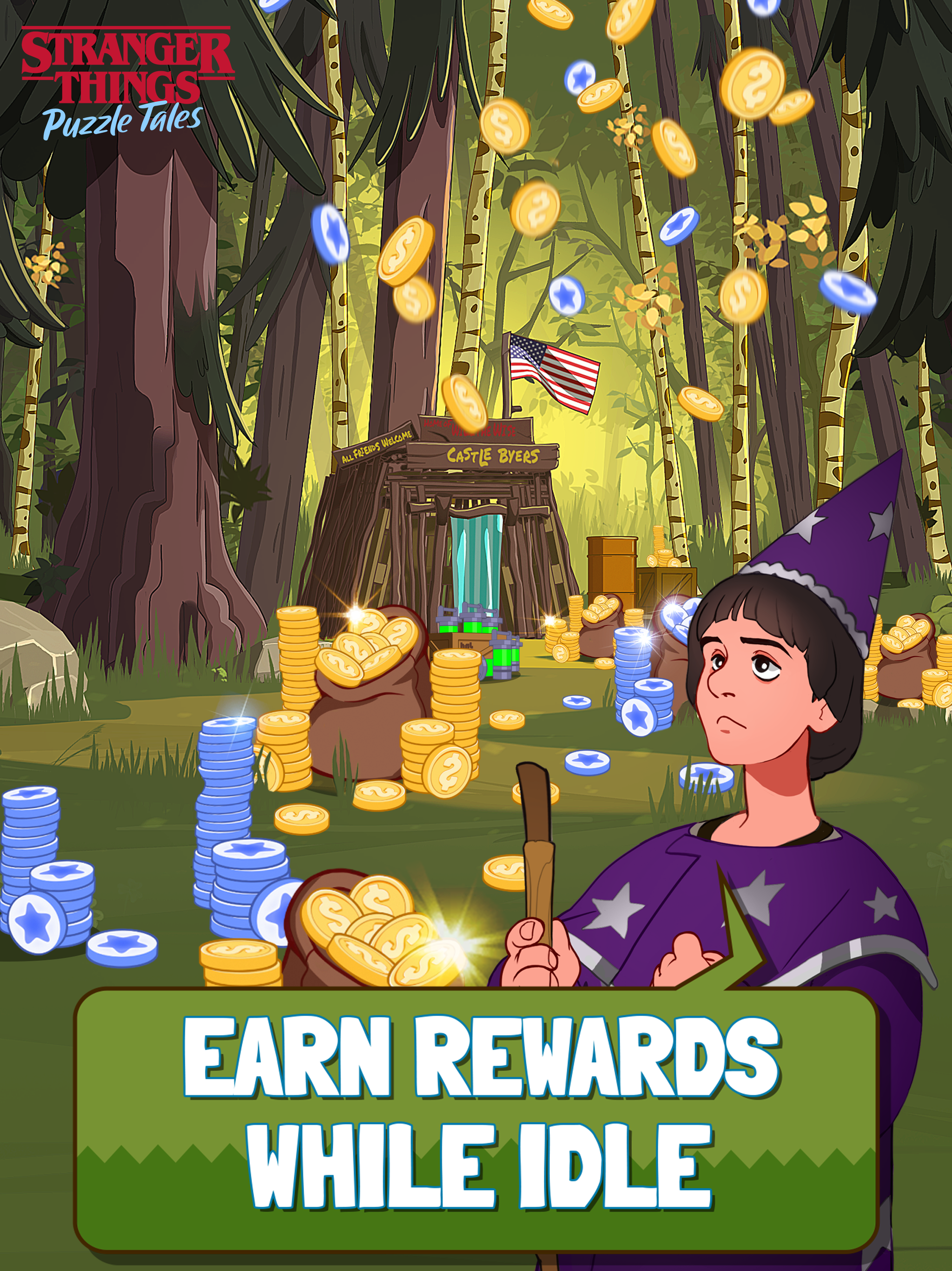 Stranger Things: Puzzle Tales Game Screenshot