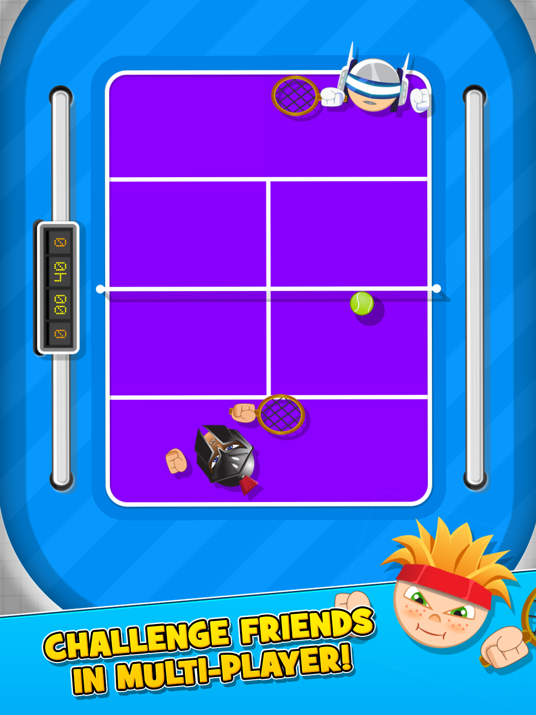 Bang Bang Tennis Game Game Screenshot