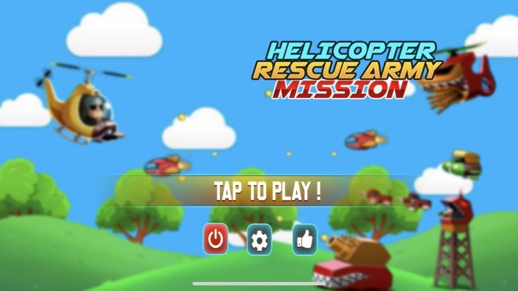 Helicopter Rescue Army Mission ゲームのスクリーンショット