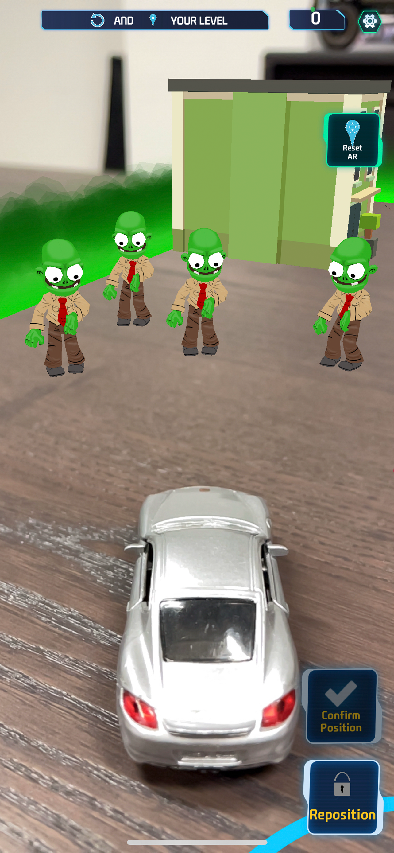 Zombie Crasher AR screenshot game
