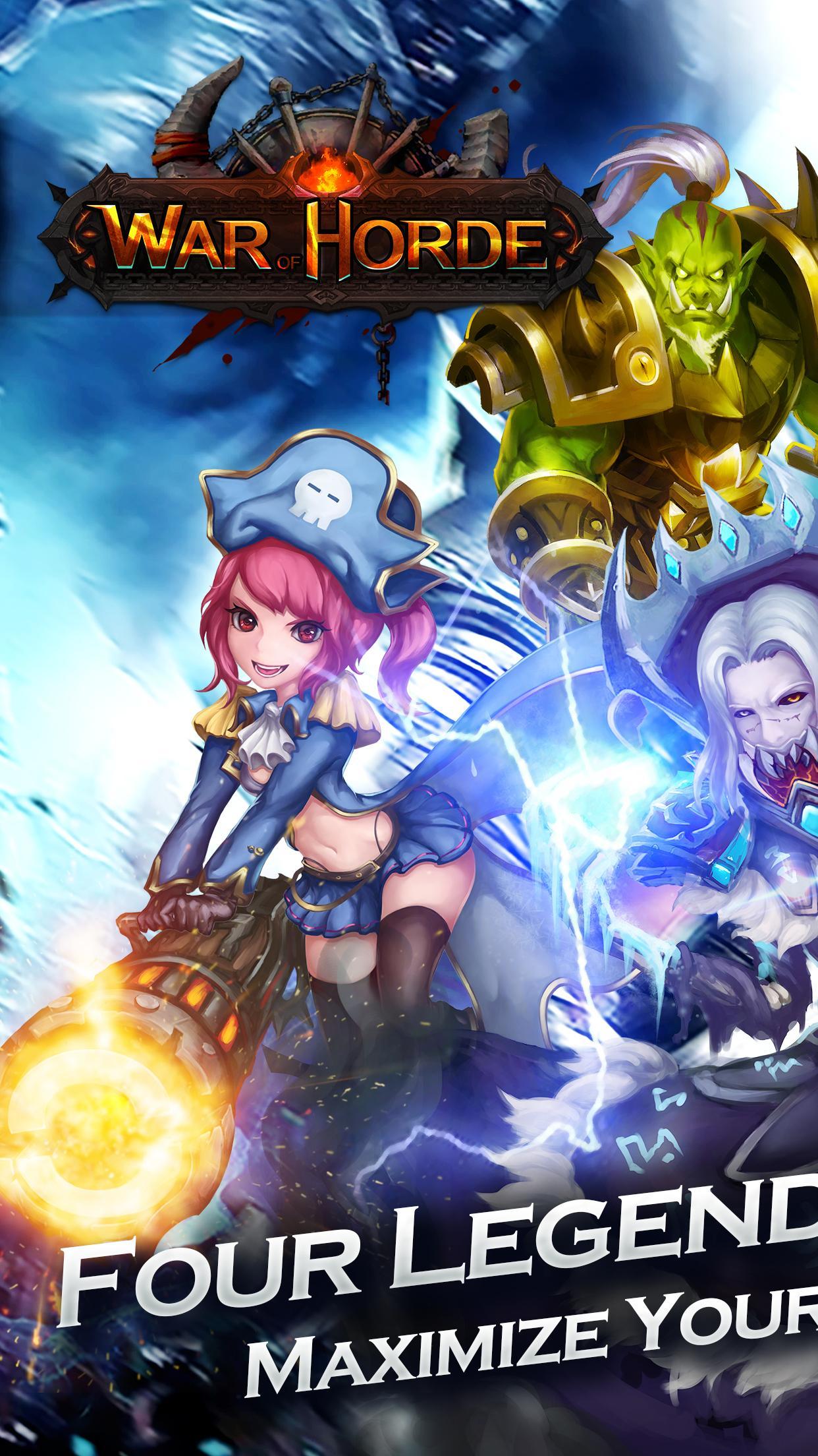 War of Horde - Epic 3D MMORPG ภาพหน้าจอเกม
