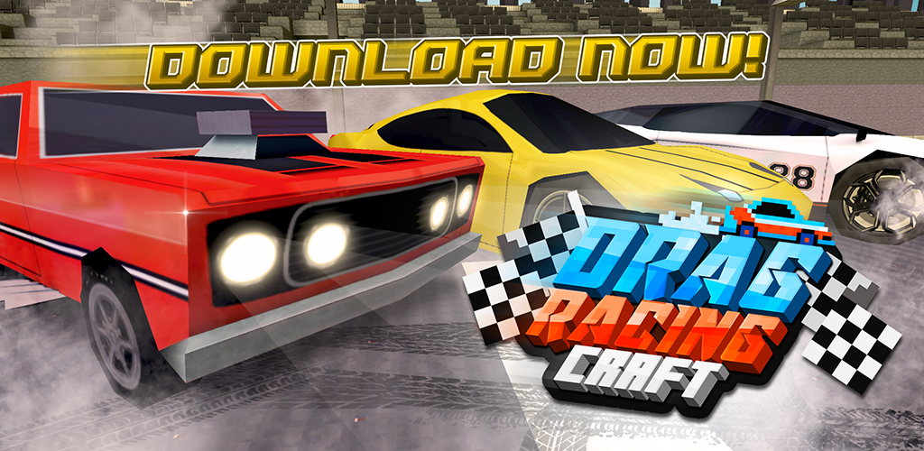 Banner of ड्रैग रेसिंग क्राफ्ट: 🏎️ बहुत बढ़िया कार ड्राइवर गेम्स 