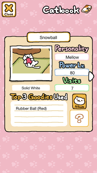 Captura de Tela do Jogo Neko Atsume: Kitty Collector