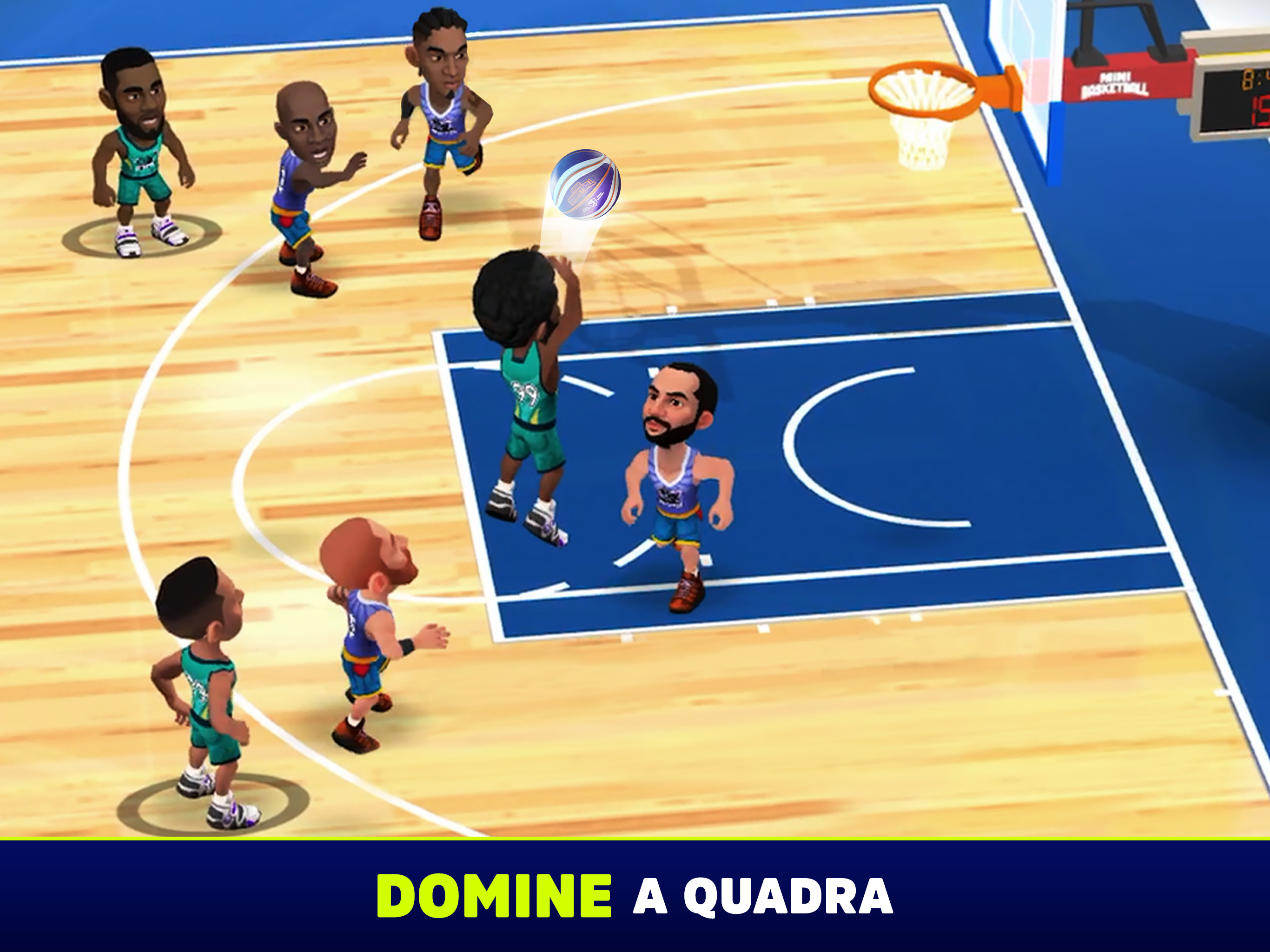 Captura de Tela do Jogo Mini Basketball