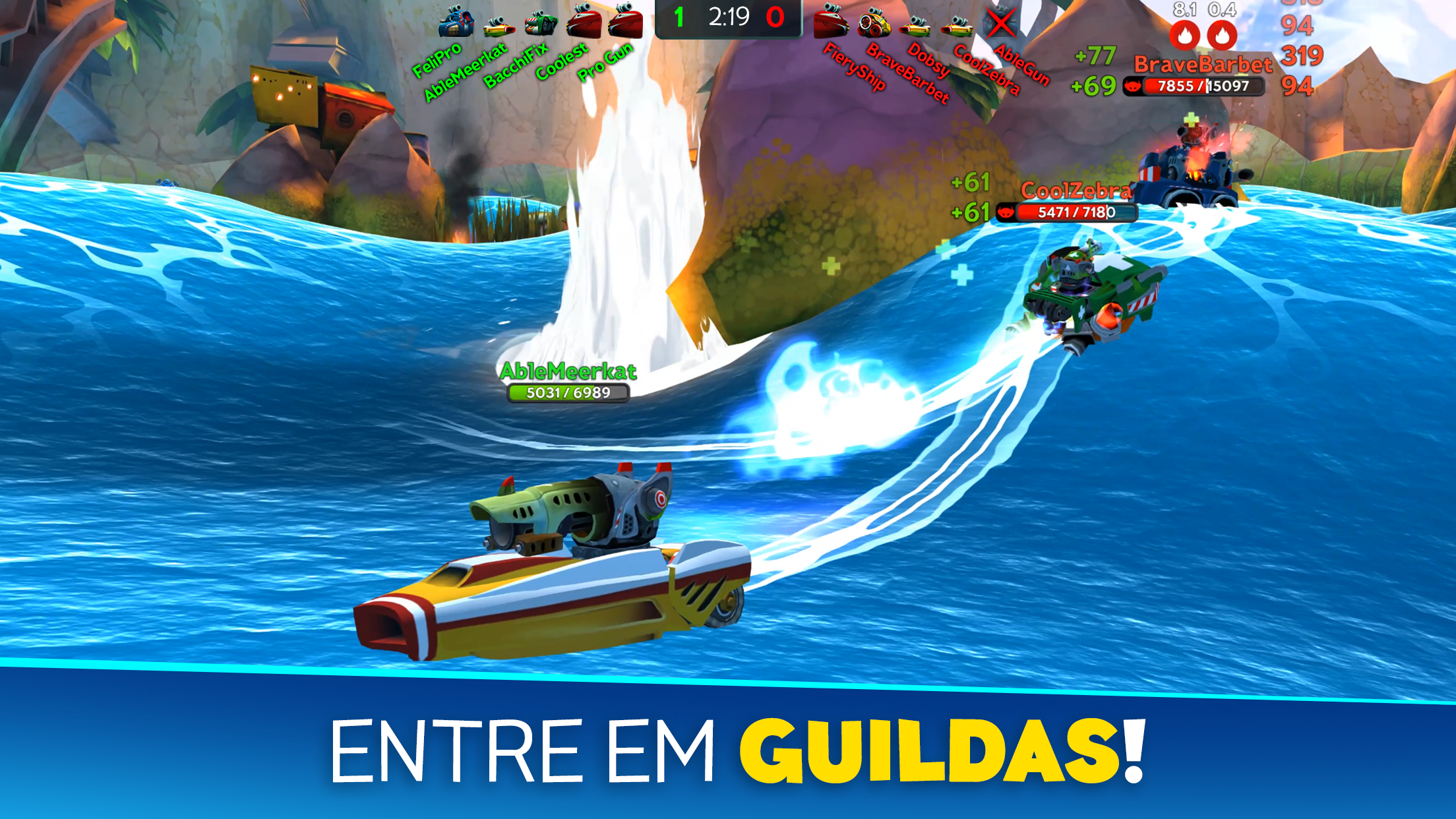 Captura de Tela do Jogo Battle Bay